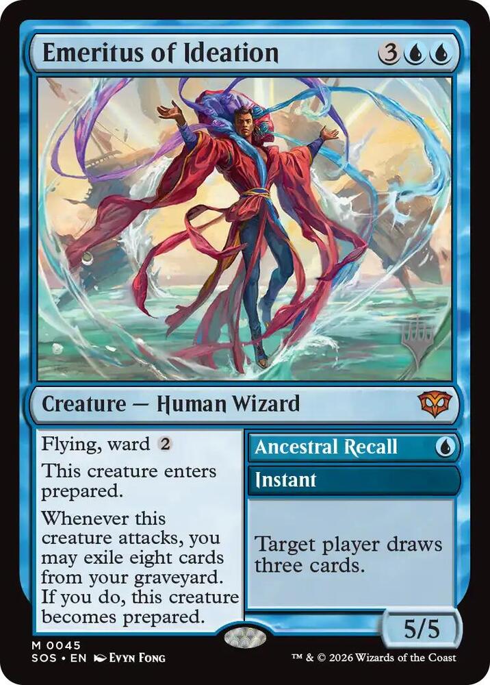 Emeritus of Ideation 45 (Promo Pack: Secrets of Strixhaven) 