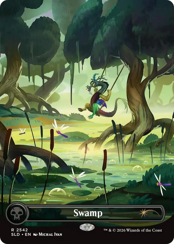 Swamp 2542 (Secret Lair Drop Series)  - Full Art Foil