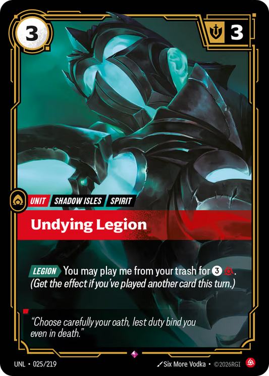 Undying Legion 025/219 (Unleashed)  - Foil