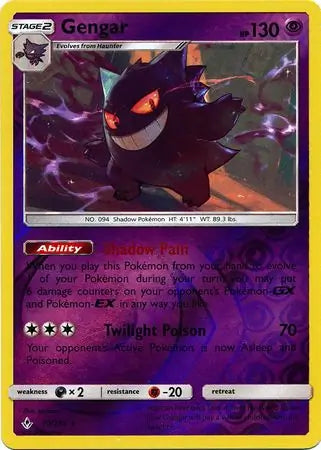 Gengar 70/214 (SM - Unbroken Bonds)  - Reverse Holofoil