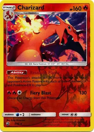 Charizard 3/70 (Dragon Majesty)  - Reverse Holofoil