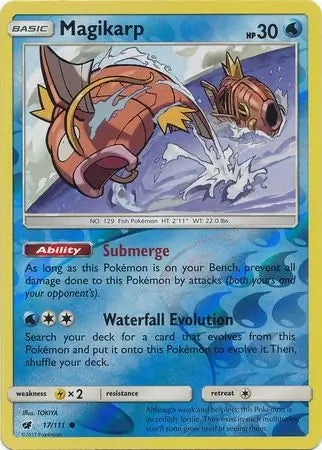 Magikarp 17/111 (SM - Crimson Invasion)  - Reverse Holofoil