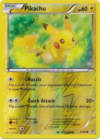 Pikachu 26/83 (Generations)  - Reverse Holofoil