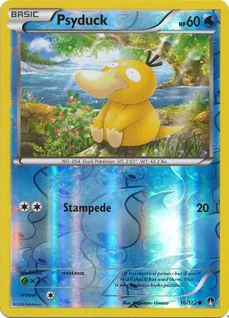 Psyduck 16/122 (XY - BREAKpoint)  - Reverse Holofoil