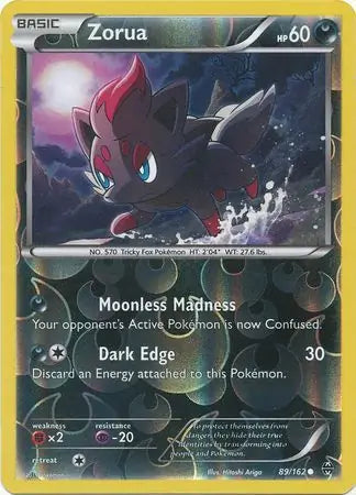 Zorua 89/162 (XY - BREAKthrough)  - Reverse Holofoil