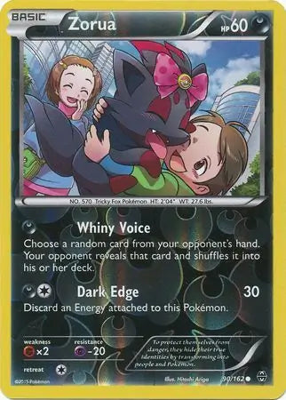 Zorua 90/162 (XY - BREAKthrough)  - Reverse Holofoil
