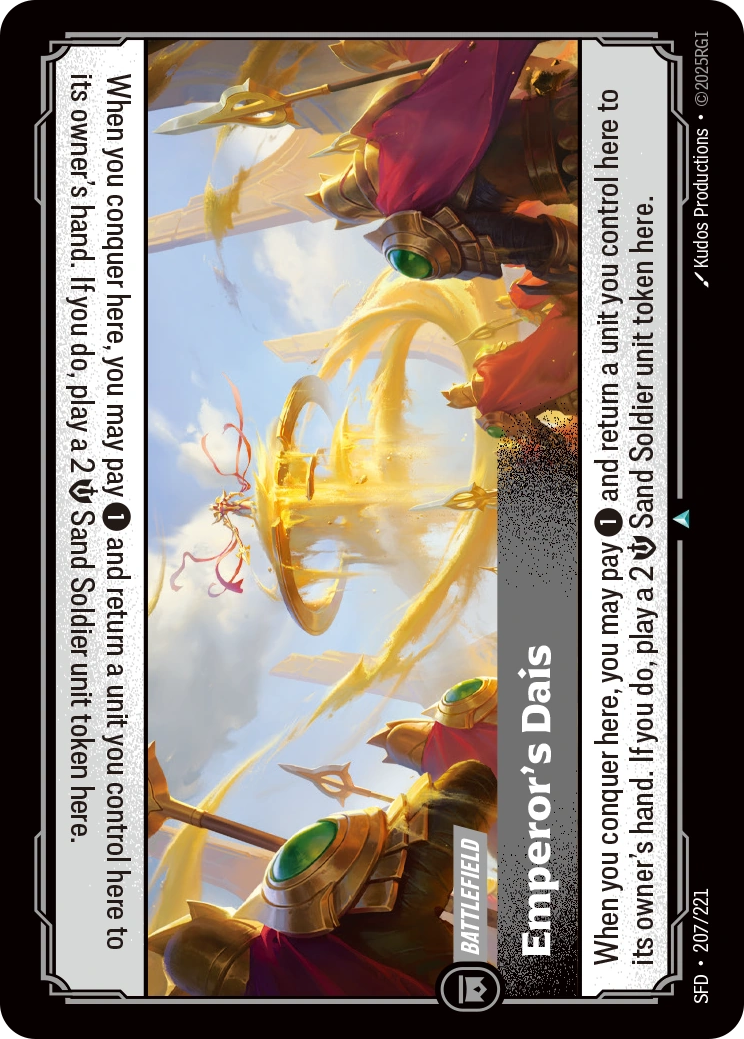 Emperor's Dais 207/221 (Spiritforged) 