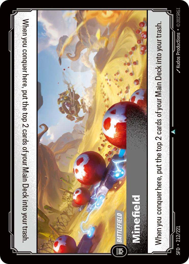 Minefield 212/221 (Spiritforged)  - Foil
