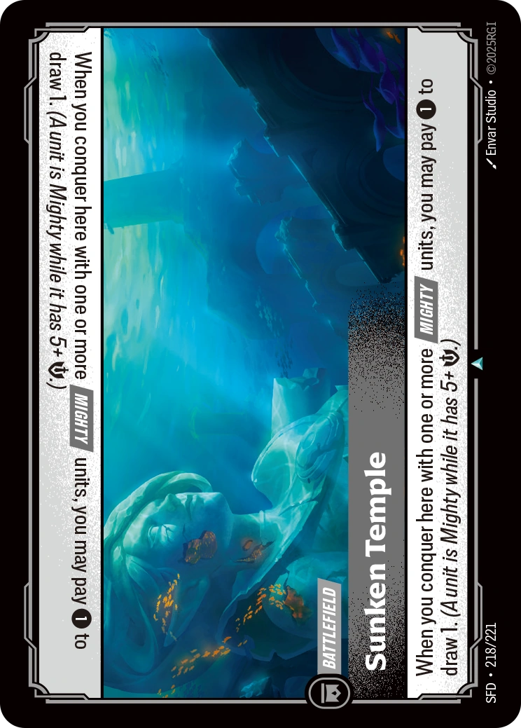 Sunken Temple 218/221 (Spiritforged)  - Foil