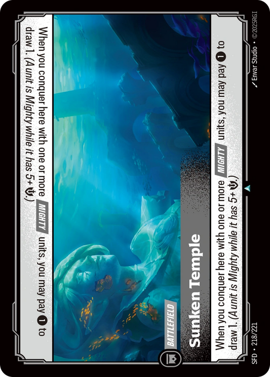 Sunken Temple 218/221 (Spiritforged)  - Foil