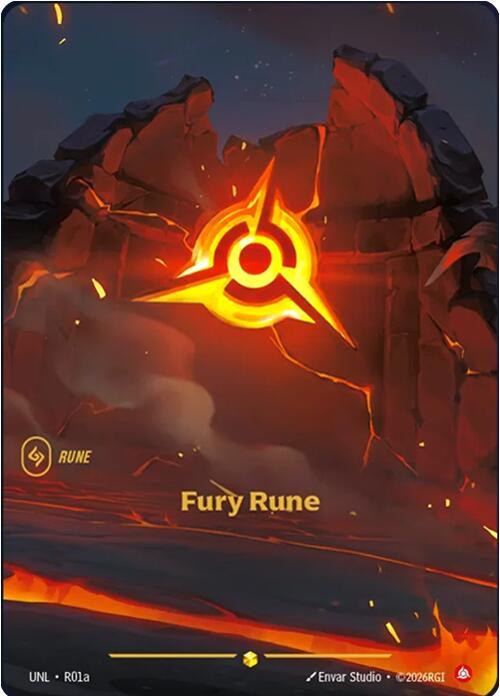 Fury Rune R01a (Unleashed)  - Foil