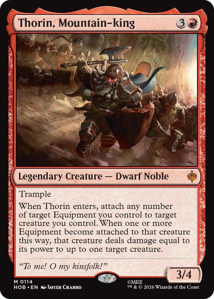 Thorin, Mountain-king 114 (The Hobbit) 