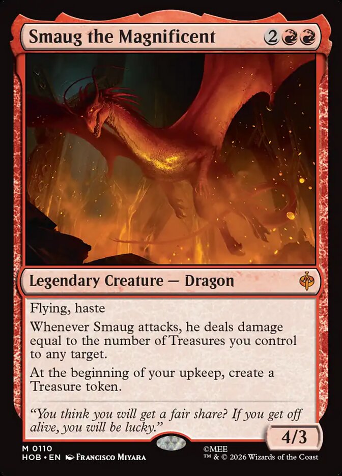Smaug the Magnificent 110 (The Hobbit)  - Foil