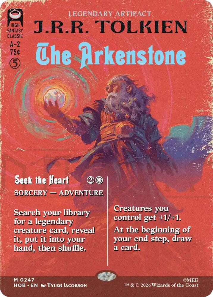 The Arkenstone // Seek the Heart 247 (The Hobbit)  - Borderless