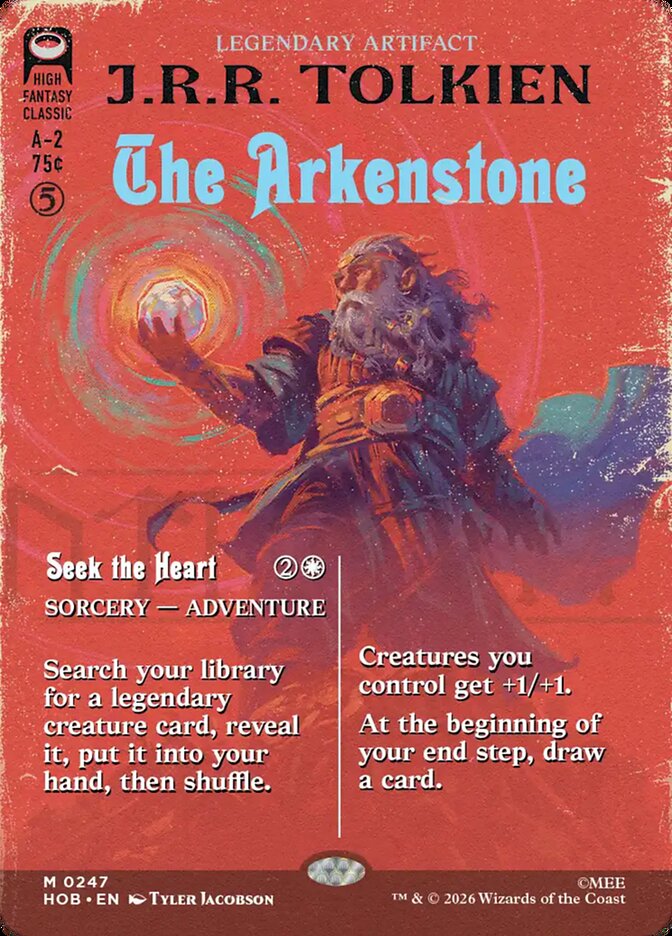 The Arkenstone // Seek the Heart 247 (The Hobbit)  - Borderless Foil