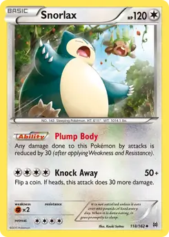 Snorlax 118/162 (XY - BREAKthrough) 