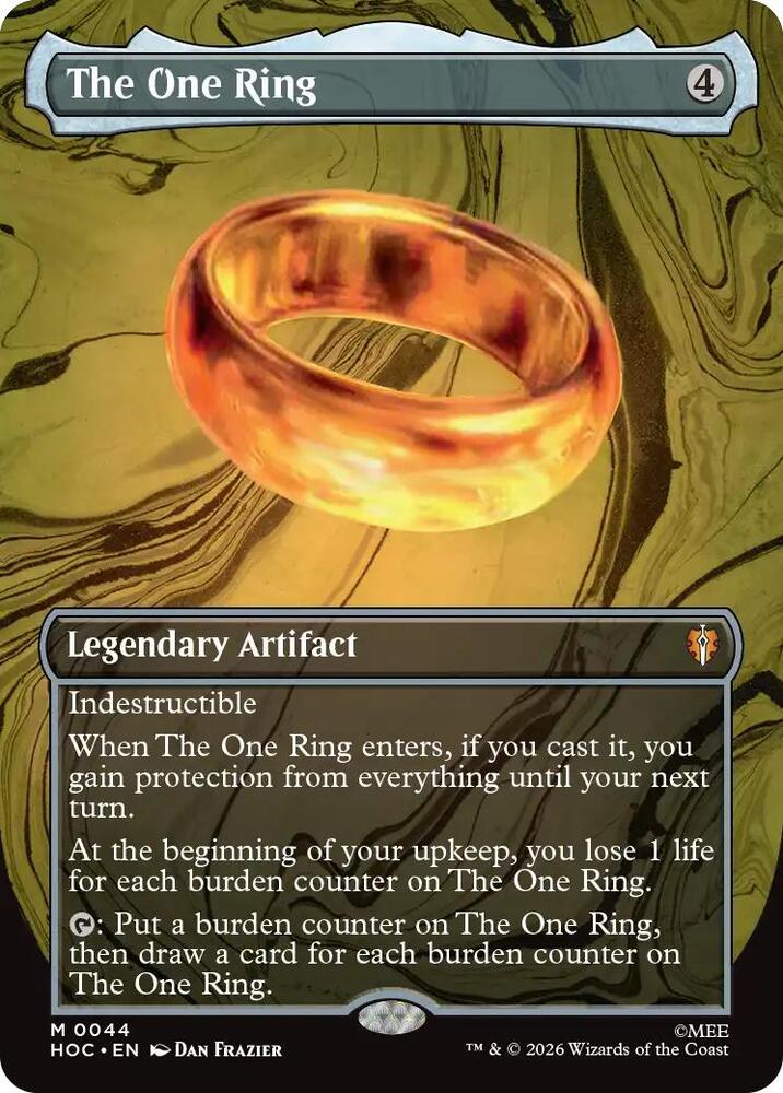 The One Ring 44 (The Hobbit: Eternal-Legal)  - Borderless