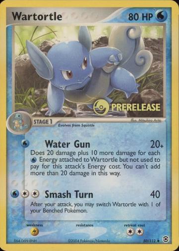 Wartortle Prerelease 050/112 (Miscellaneous Cards & Products) 