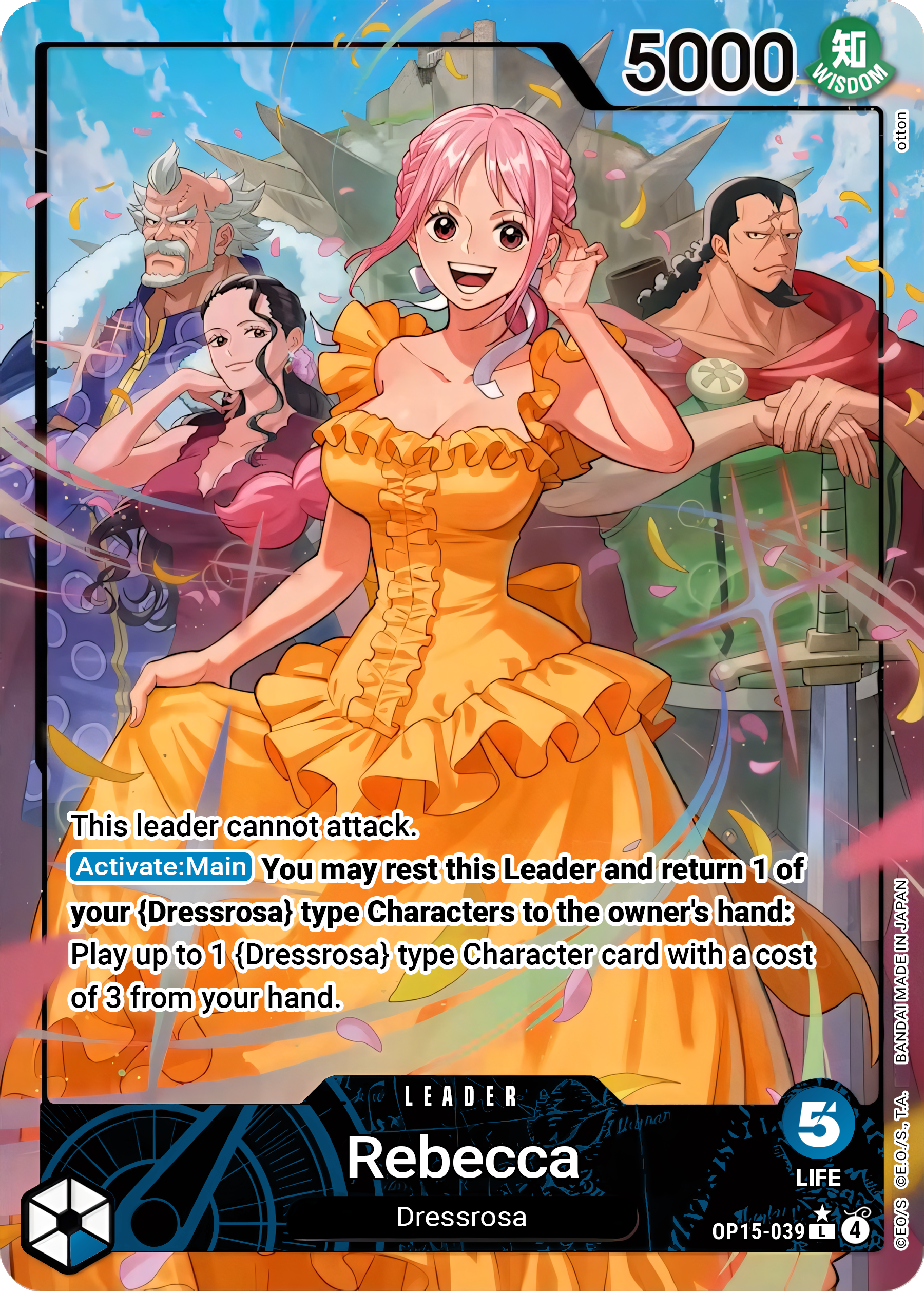 Rebecca OP15-039 (Adventure on Kami's Island)  - Alternate Art Foil