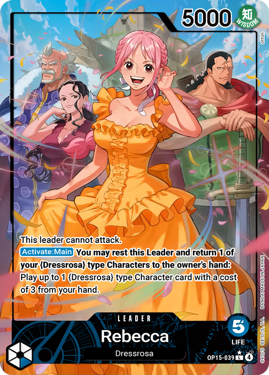Rebecca OP15-039 (Adventure on Kami's Island)  - Alternate Art Foil
