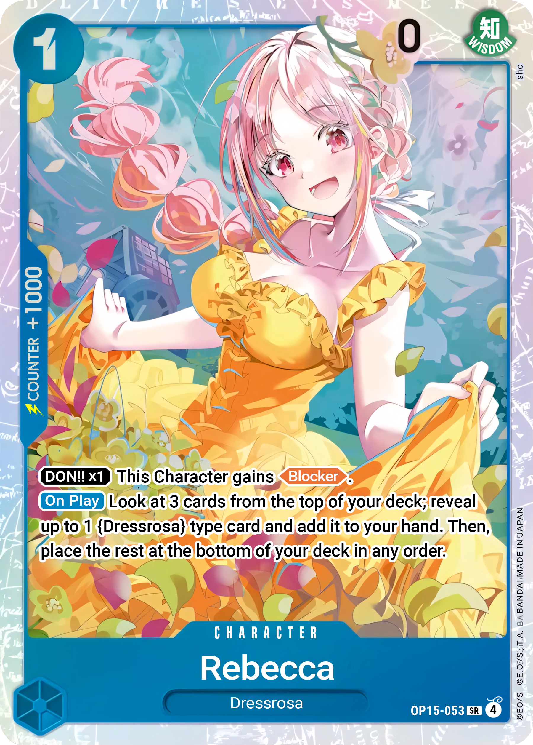 Rebecca OP15-053 (Adventure on Kami's Island)  - Foil