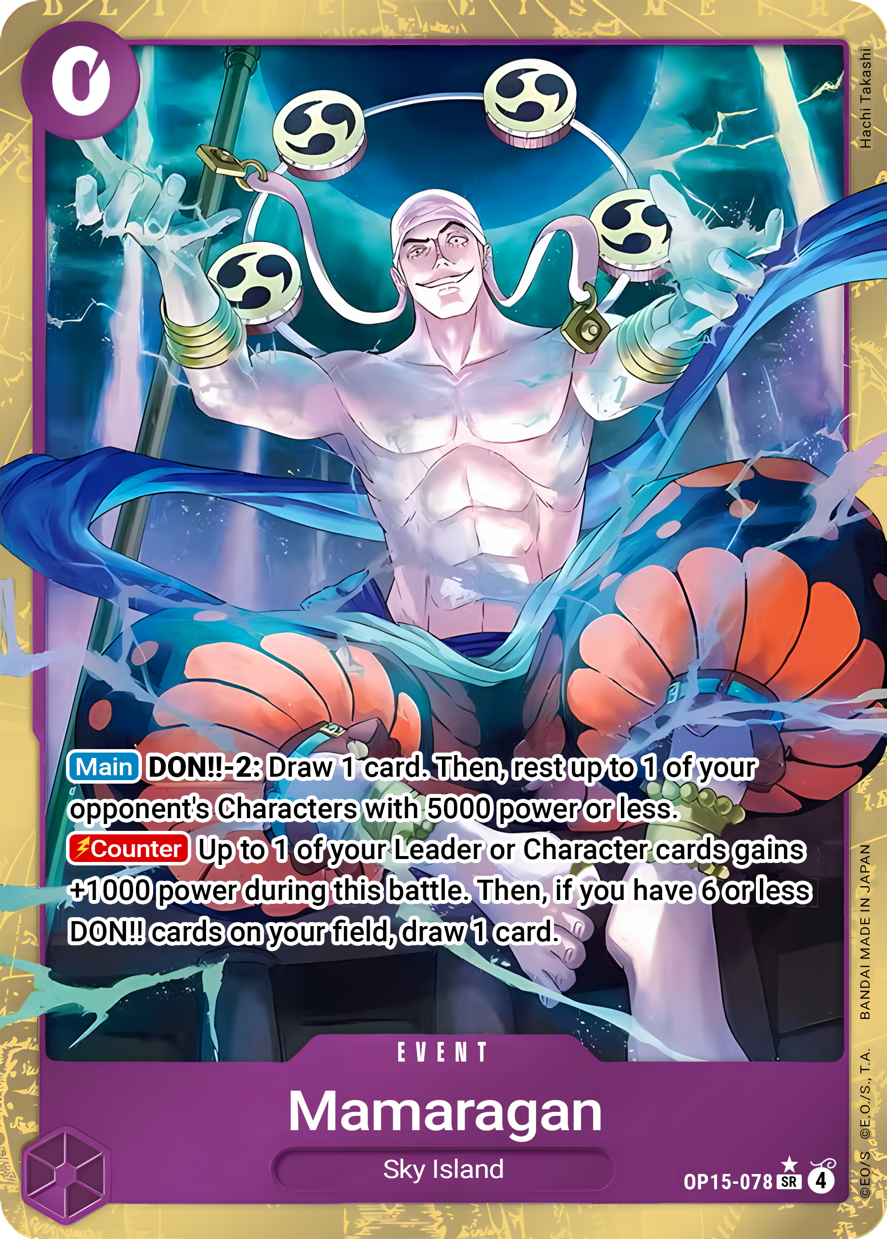 Mamaragan OP15-078 (Adventure on Kami's Island)  - Alternate Art Foil