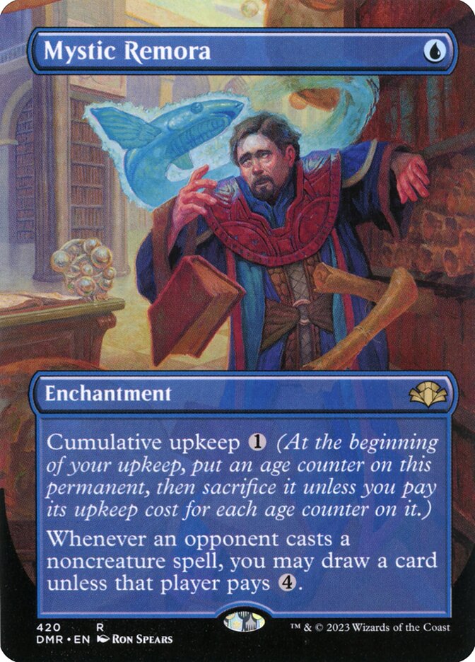 Mystic Remora 420 (Dominaria Remastered)  - Borderless