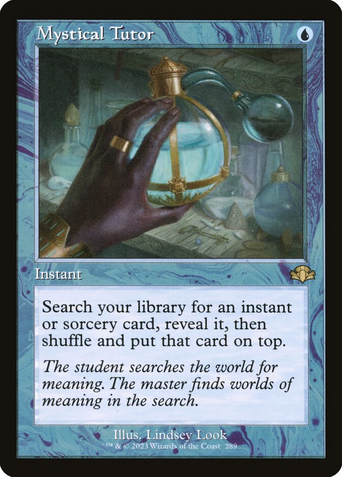 Mystical Tutor 289/261 (Dominaria Remastered)  - Retro Foil