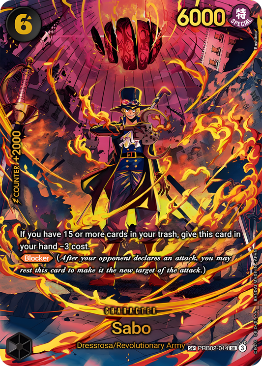 Sabo PRB02-014 (Adventure on Kami's Island)  - Special Foil