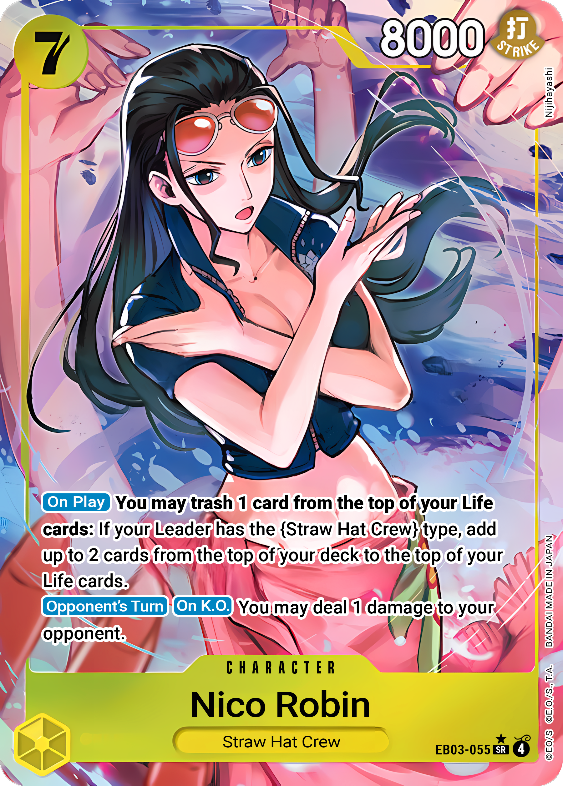 Nico Robin EB03-055 (Extra Booster: One Piece Heroines Edition)  - Alternate Art Foil