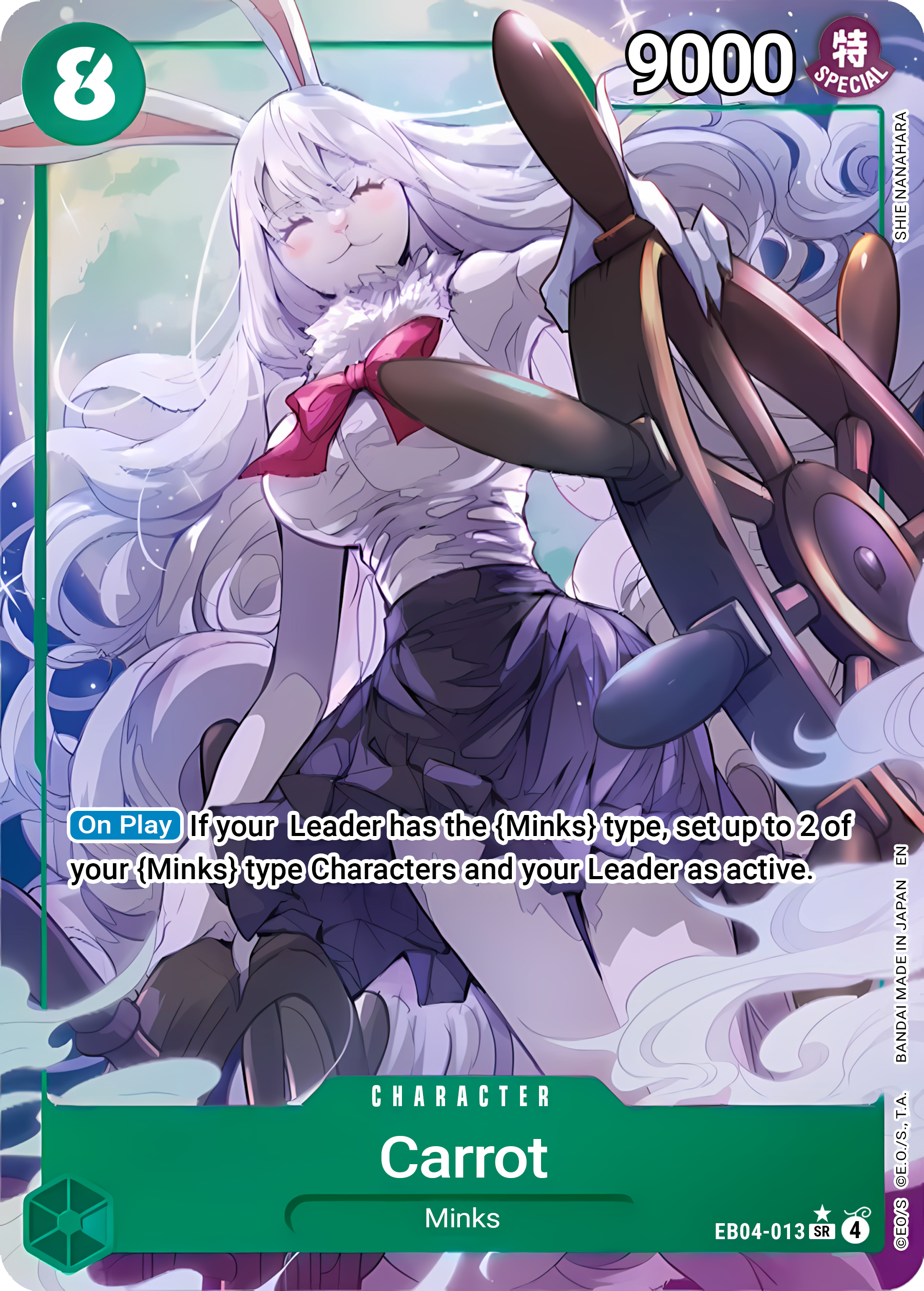 Carrot EB04-013 (The Azure Sea's Seven)  - Alternate Art Foil
