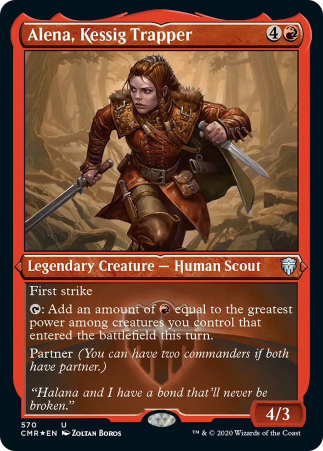 Alena, Kessig Trapper 570 (Commander Legends)  - Etched Foil