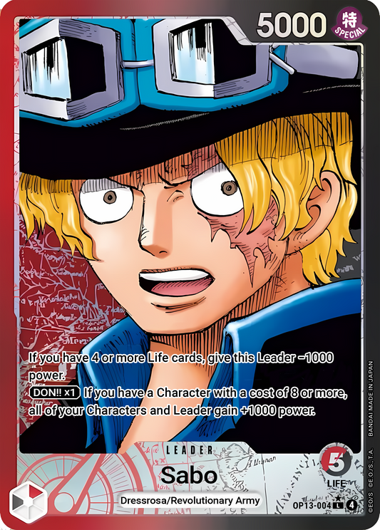 Sabo OP13-004 (Carrying On His Will)  - Alternate Art Foil