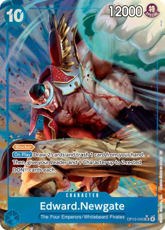 Edward.Newgate OP13-042 (Carrying On His Will)  - Alternate Art Foil