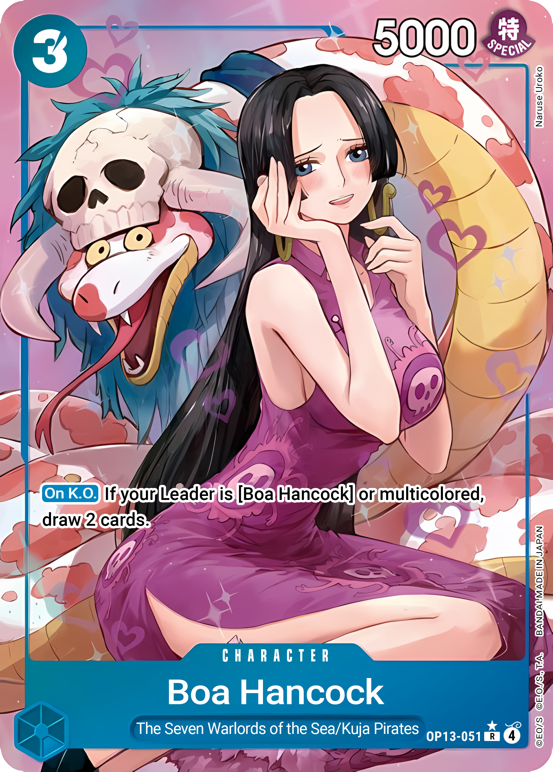 Boa Hancock OP13-051 (Carrying On His Will)  - Alternate Art Foil