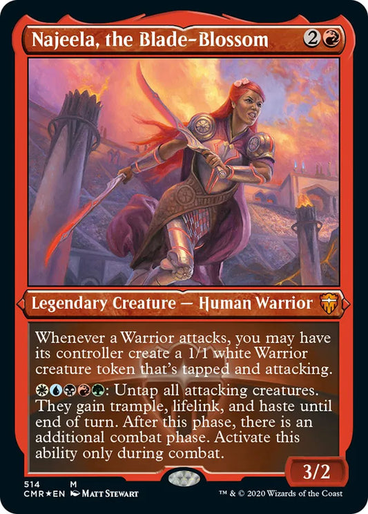Najeela, the Blade-Blossom 514 (Commander Legends)  - Etched Foil
