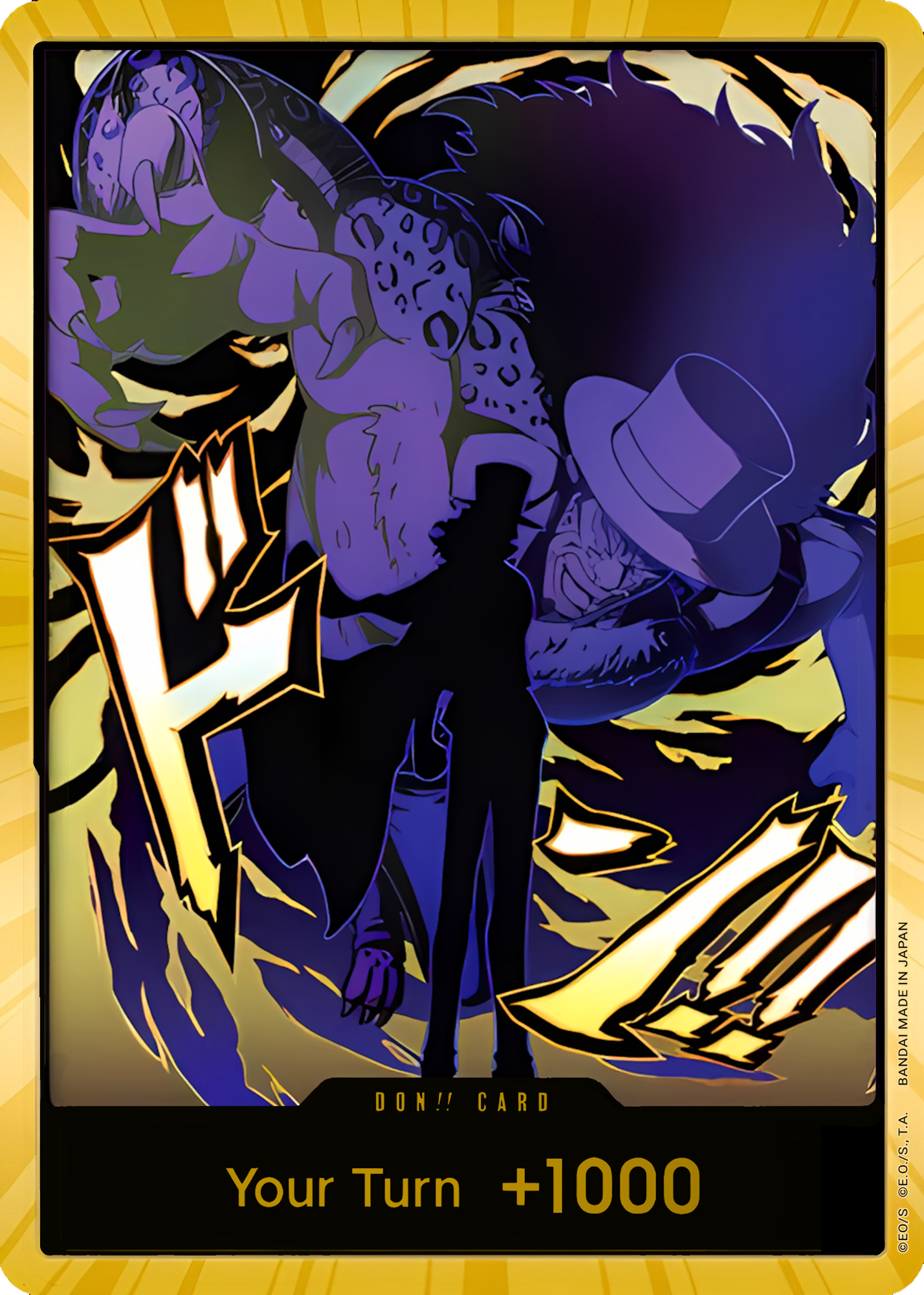 DON!! Rob Lucci (Gold)  (Premium Booster -The Best- Vol. 2)  - Foil