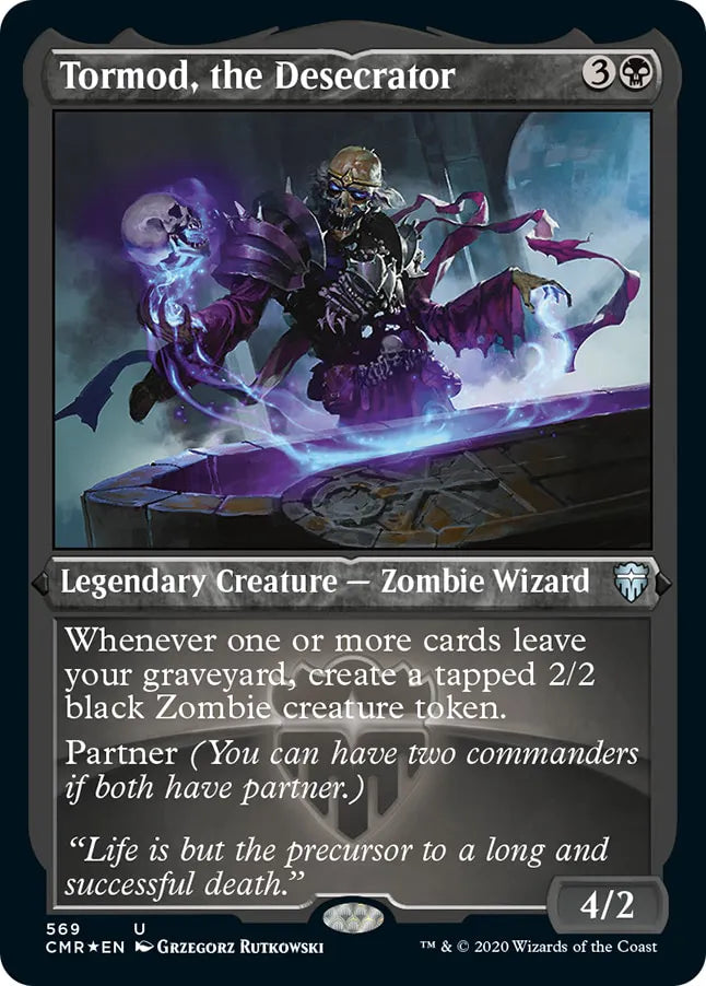 Tormod, the Desecrator 569 (Commander Legends)  - Etched Foil