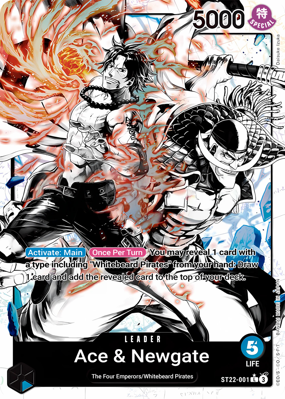 Ace & Newgate ST22-001 (Starter Deck 22: Ace & Newgate)  - Parallel Foil