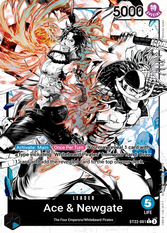 Ace & Newgate ST22-001 (Starter Deck 22: Ace & Newgate)  - Parallel Foil