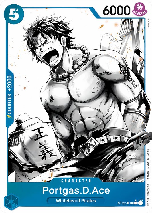 Portgas.D.Ace ST22-010 (Starter Deck 22: Ace & Newgate)  - Parallel Foil