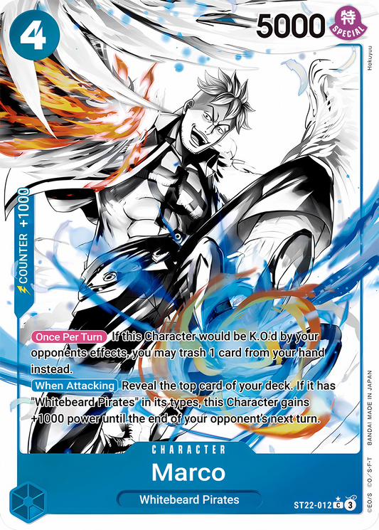 Marco ST22-012 (Starter Deck 22: Ace & Newgate)  - Parallel Foil