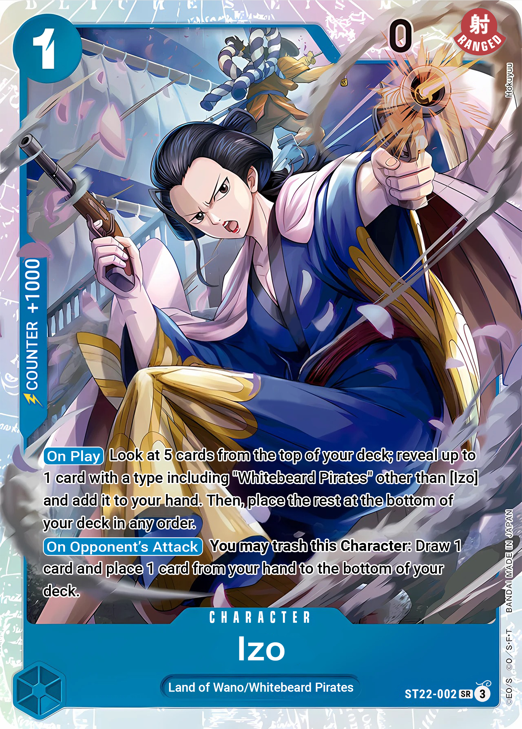 Izo ST22-002 (Starter Deck 22: Ace & Newgate)  - Foil