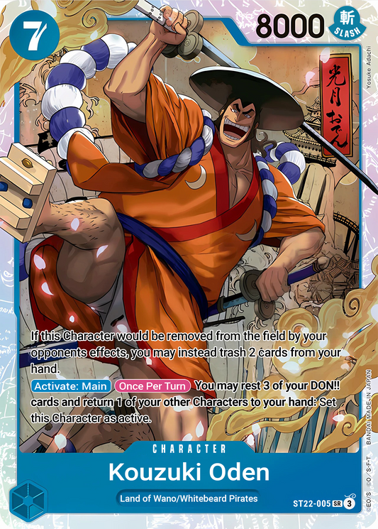 Kouzuki Oden ST22-005 (Starter Deck 22: Ace & Newgate)  - Foil