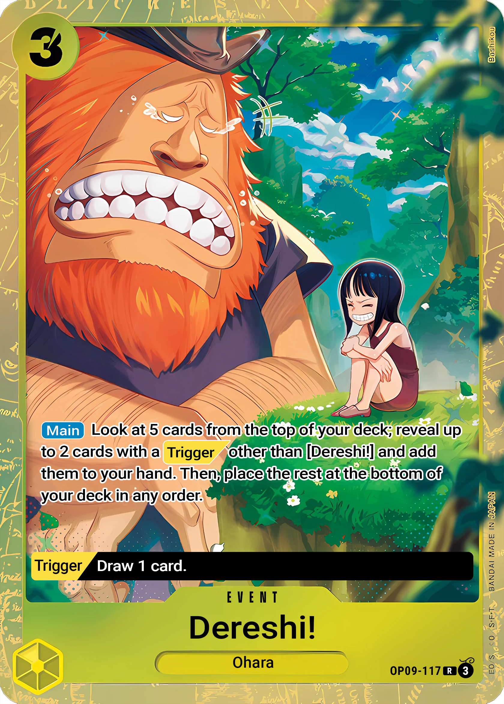 Dereshi (PCC Vol.4) OP09-117 (One Piece Promotion Cards)  - Alternate Art Foil