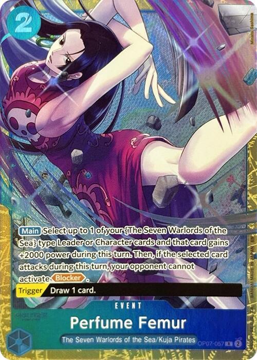 Perfume Femur (PCC Vol.4) OP07-057 (One Piece Promotion Cards)  - Alternate Art Foil
