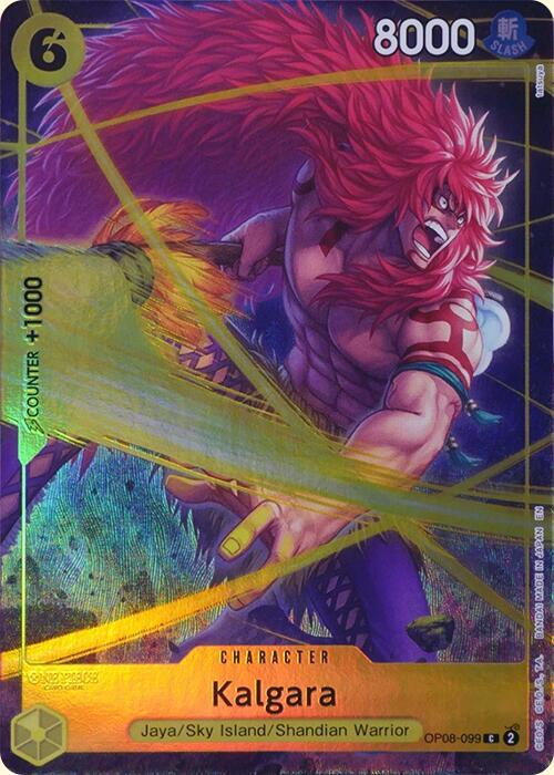 Kalgara (PCC Vol.4) OP08-099 (One Piece Promotion Cards)  - Alternate Art Foil