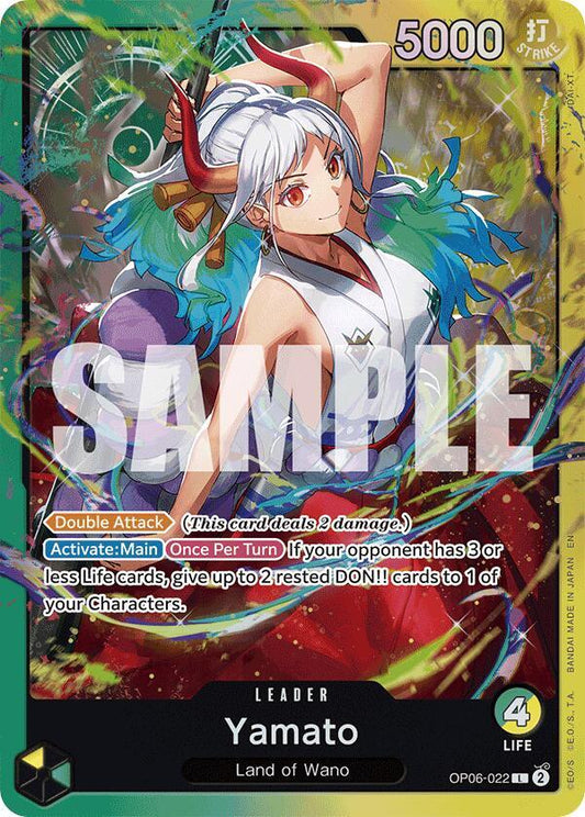 Yamato OP06-022 (Starter Deck 28: GREEN/YELLOW Yamato)  - Foil