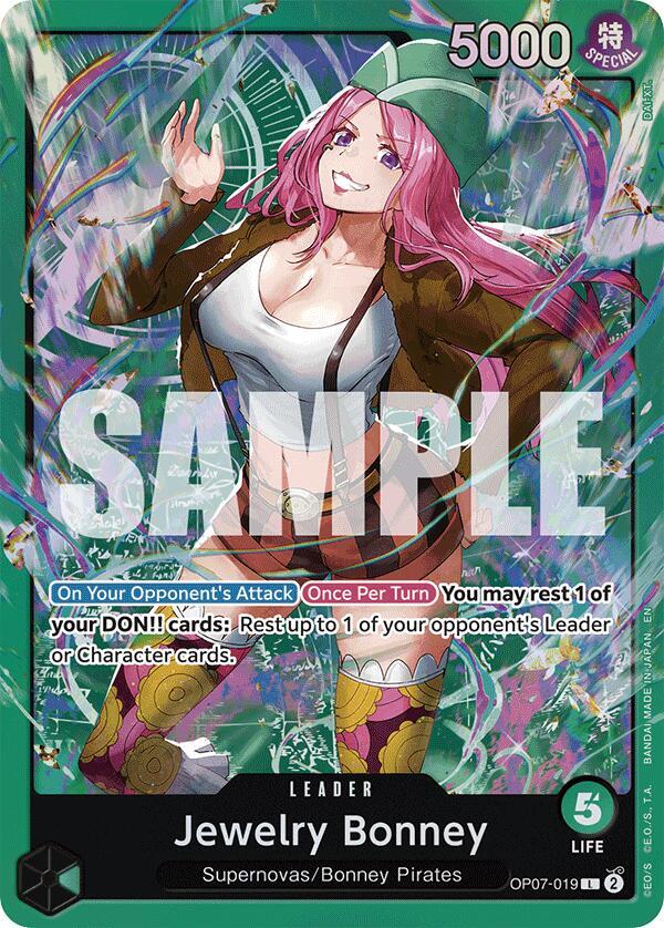 Jewelry Bonney OP07-019 (Starter Deck 24: GREEN Jewelry Bonney)  - Foil