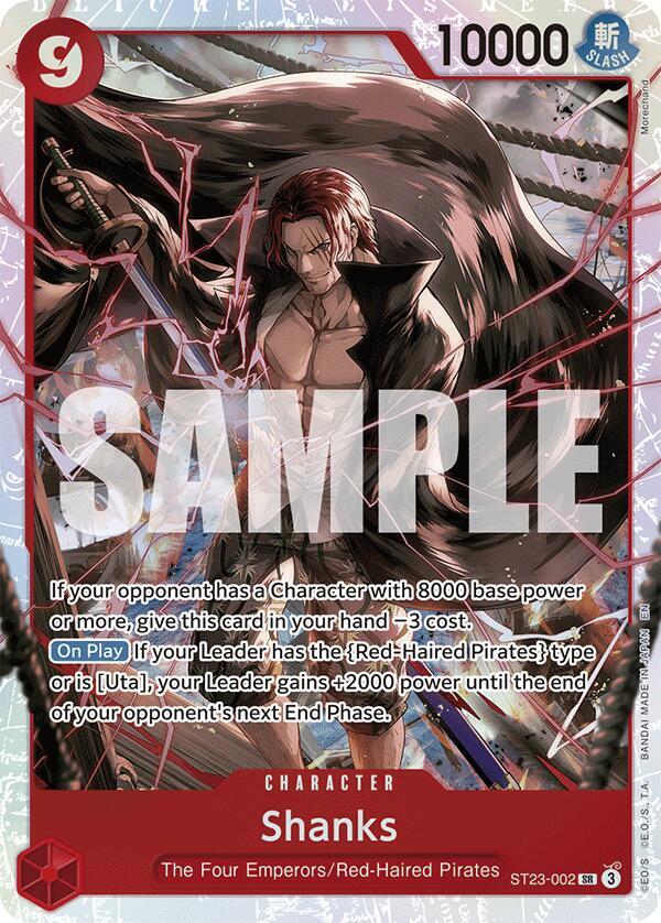 Shanks ST23-002 (Starter Deck 23: RED Shanks)  - Foil